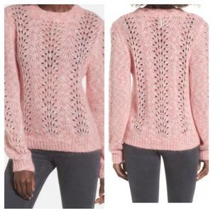 TopShop Angora Pink Knit Sweater Size US 4